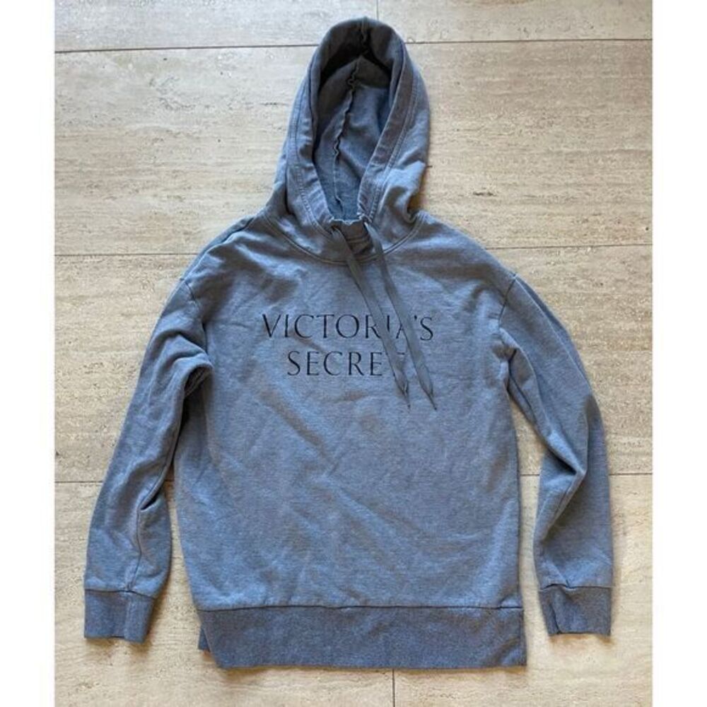 Victoria's Secret Gray Hoodie Sweatshirt Casual Loungewear Pullover XS